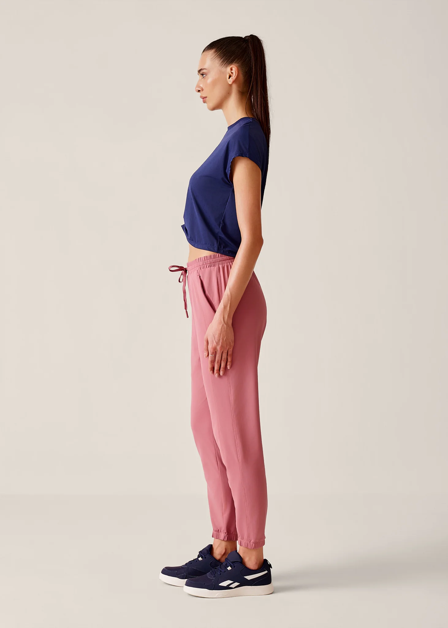 Bugs Bunny High waisted Joggers - Rose Pink - Image 4