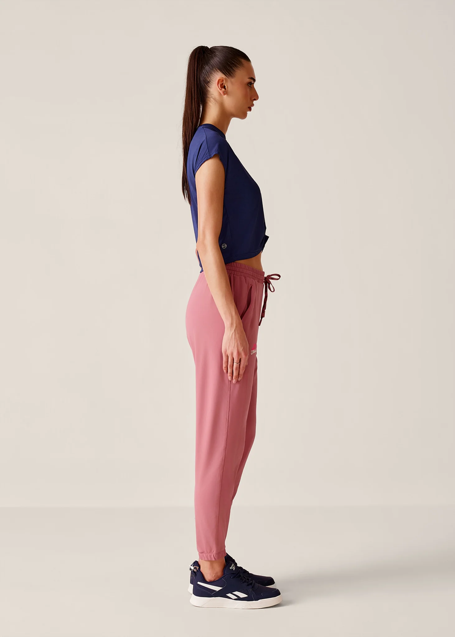 Bugs Bunny High waisted Joggers - Rose Pink - Image 5