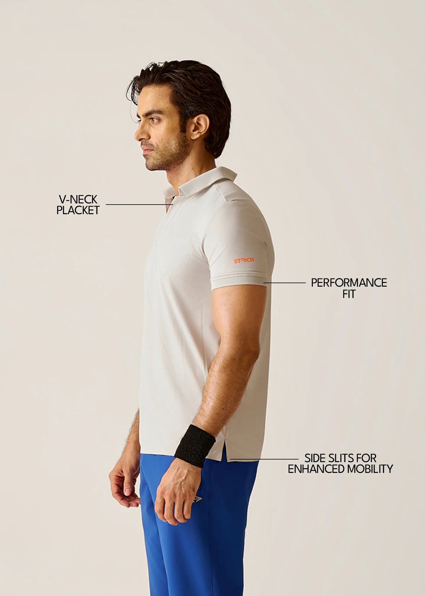 CoreActive Performance Polo - Silver Grey - Image 3