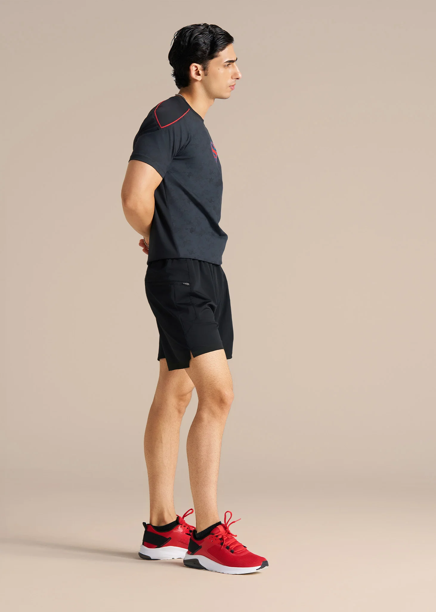 Krypton Strike Men's Training Short - Black - Image 5