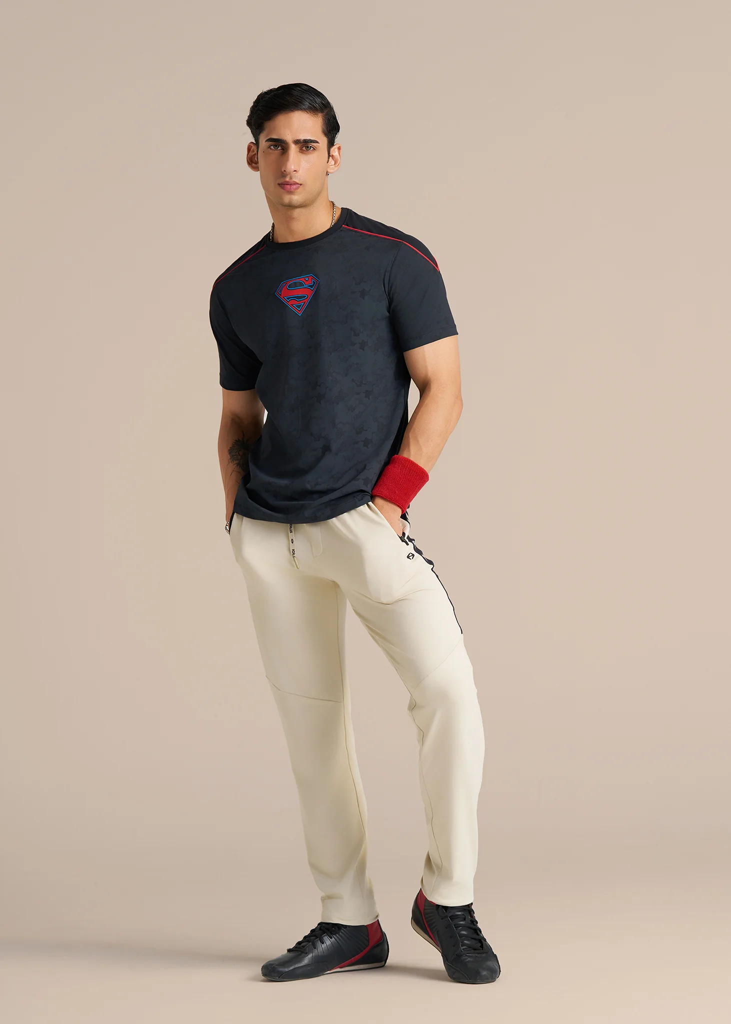 Man of Steel Track Pant - Fawn