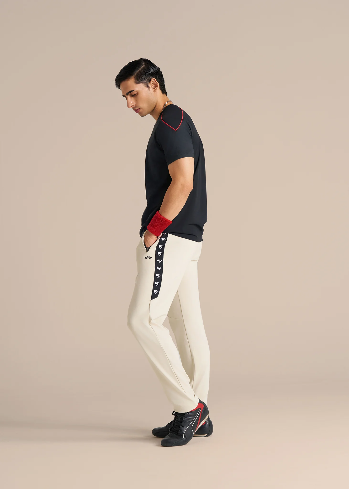 Man of Steel Track Pant - Fawn - Image 4
