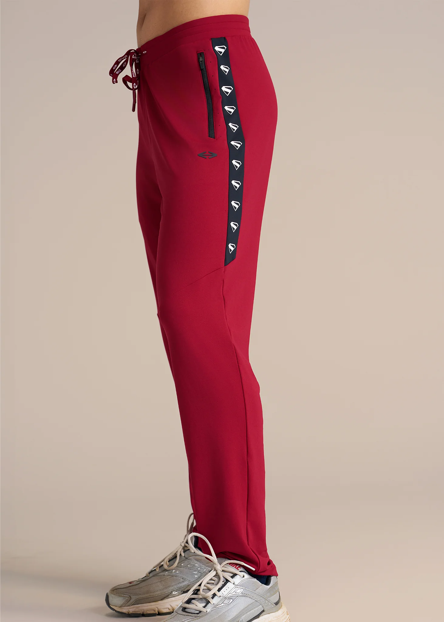 Man of Steel Track Pant - Maroon - Image 6