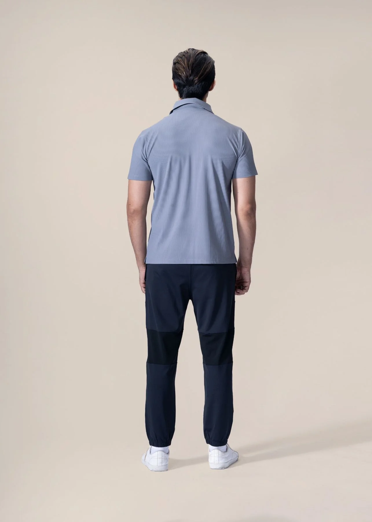 Men Active Polo Tshirt - Grey - Image 6