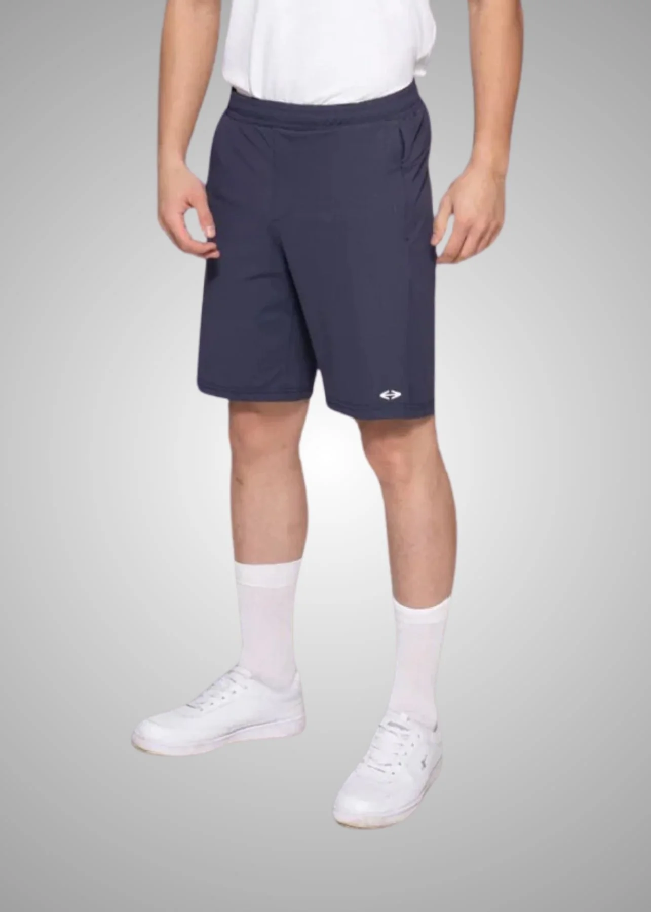 Men Active Workout Shorts Navy Blue