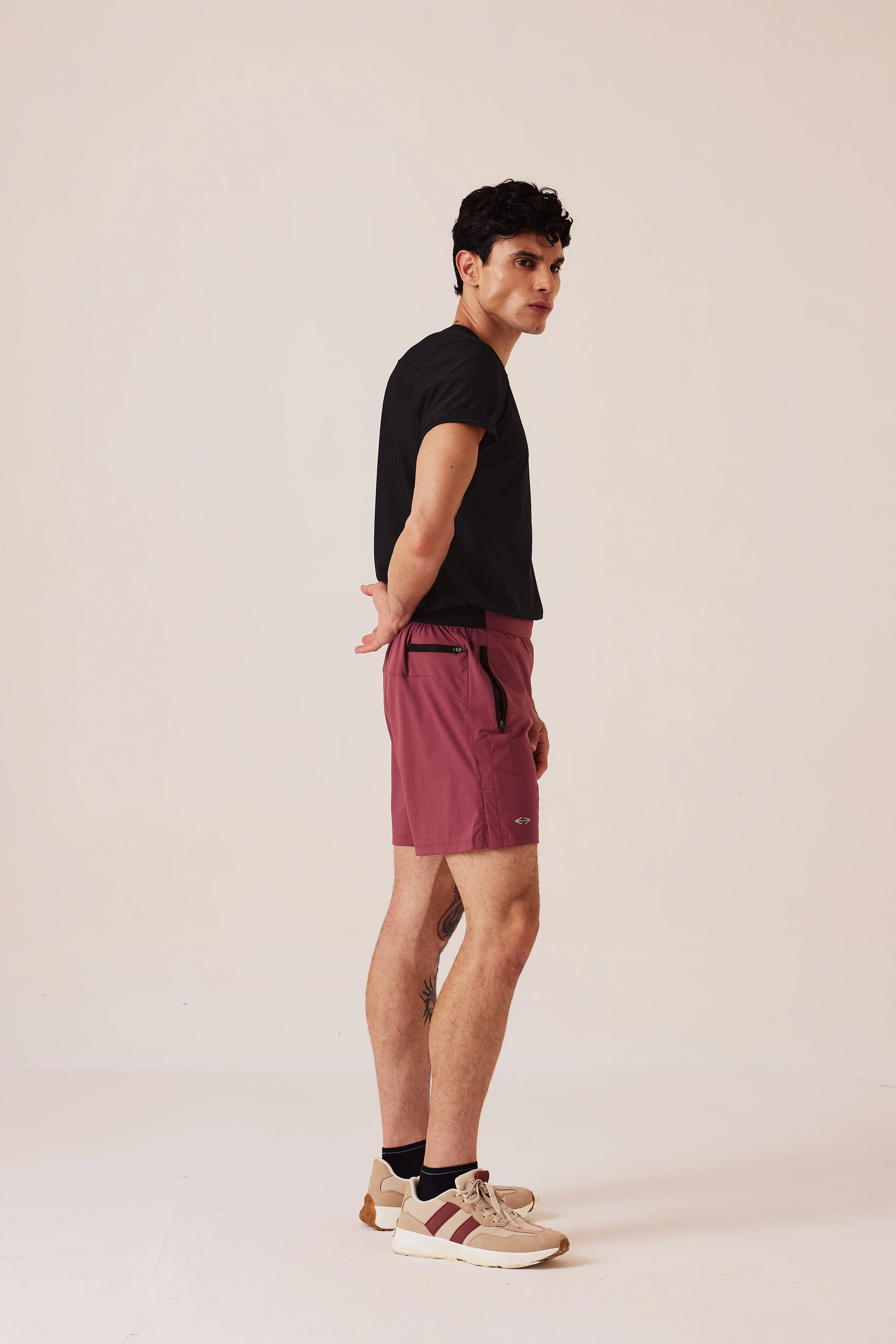 All-Day Workout Shorts - Mulberry - Image 4