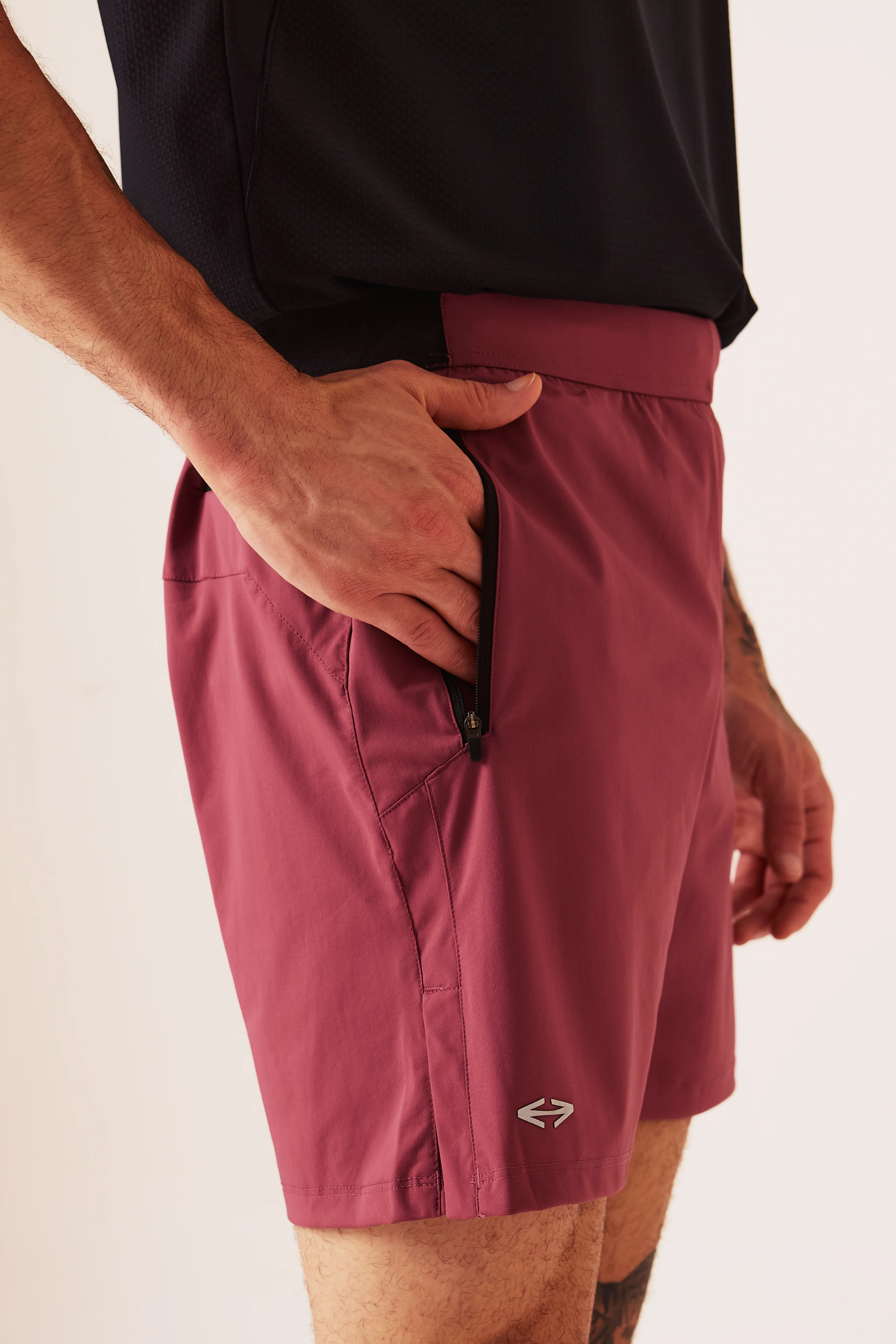 All-Day Workout Shorts - Mulberry - Image 7