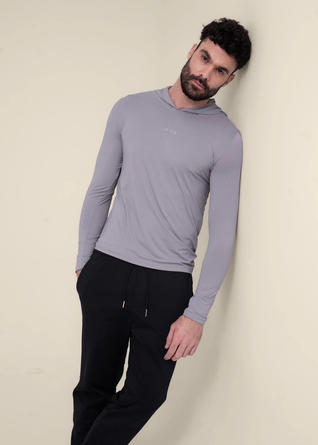 Men Comfort Hoodie - Grey - Image 4