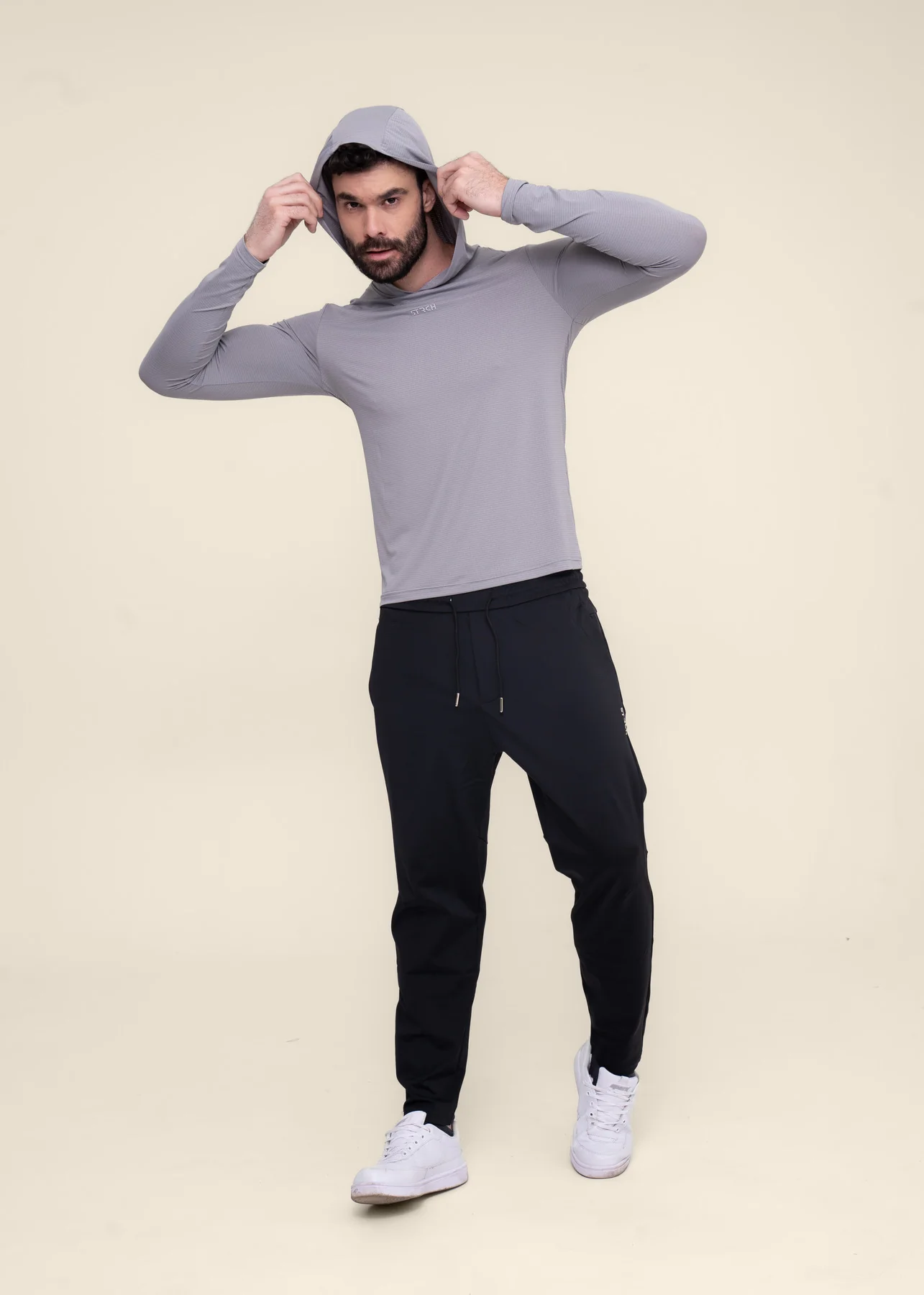 Men Comfort Hoodie - Grey - Image 5