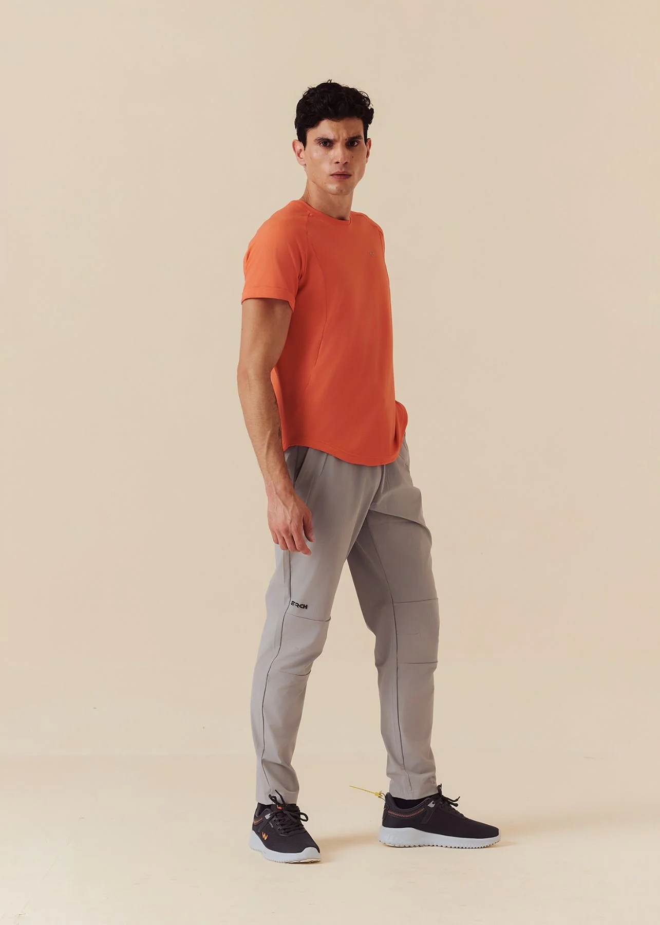 Men Performance Fit T-Shirt - Coral - Image 5