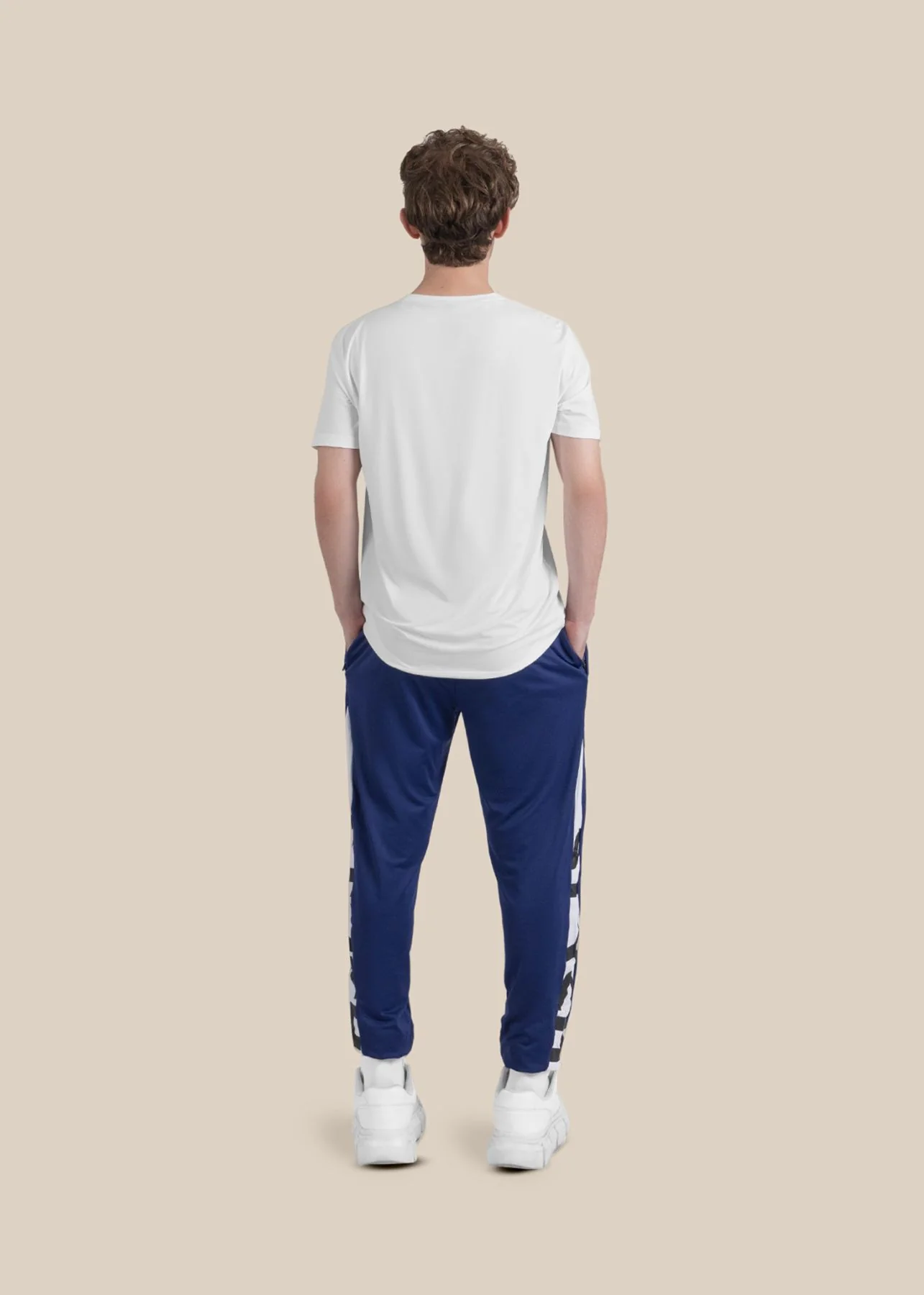 Men Performance Joggers - Navy Blue - Image 5