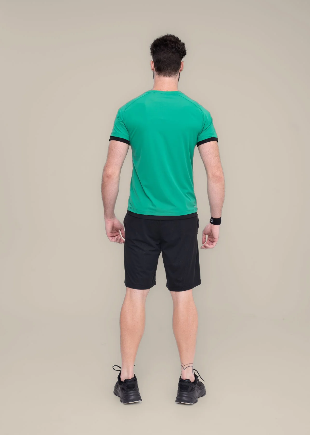Men Performance Round Neck Tee - Cool Green - Image 6