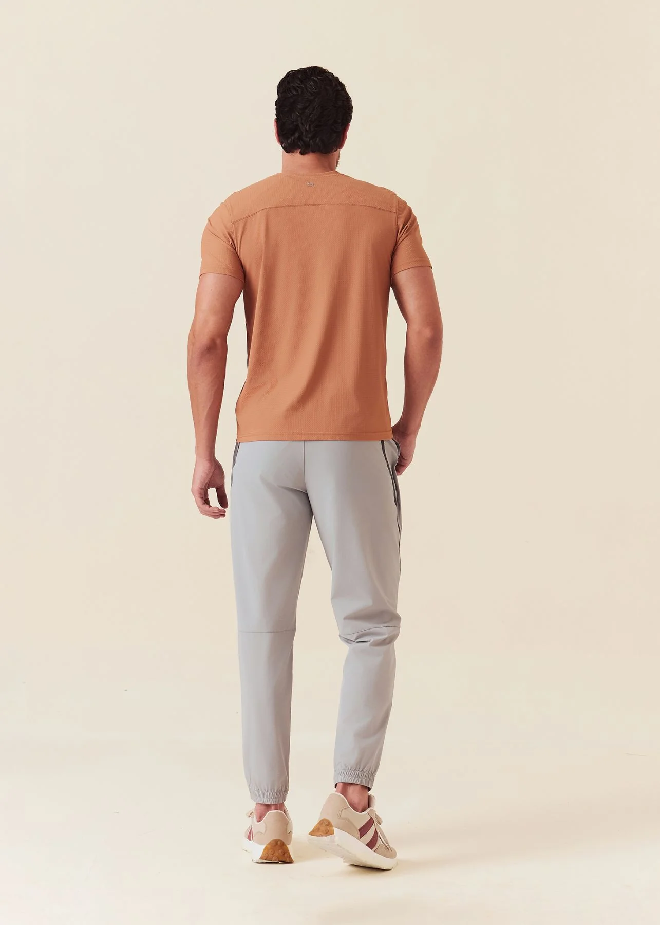 Men Pro Fit Gym T-Shirt - Mocha Mousse - Image 6