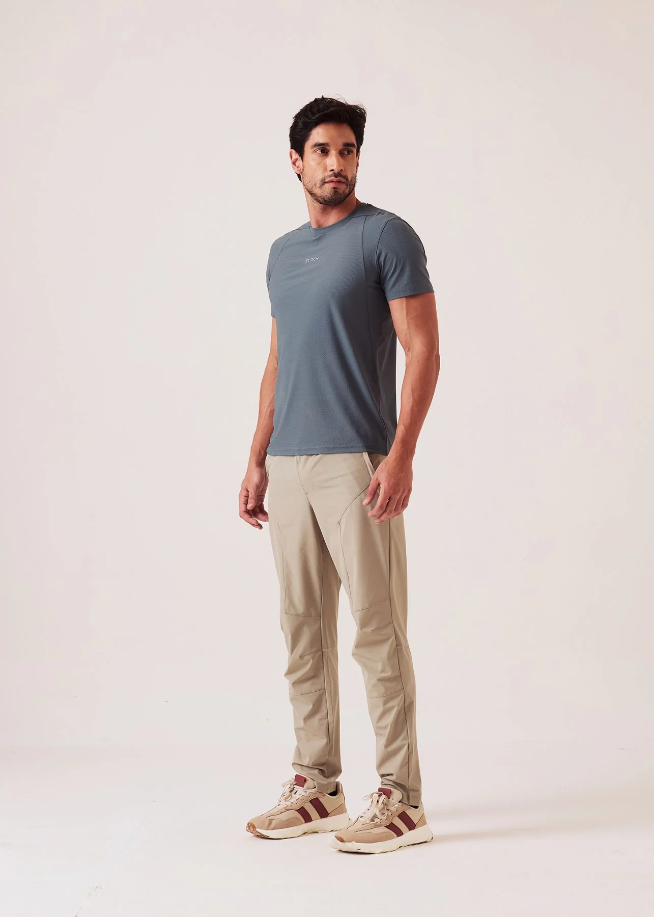 Men Pro Fit Gym T-Shirt - Steel Grey - Image 4