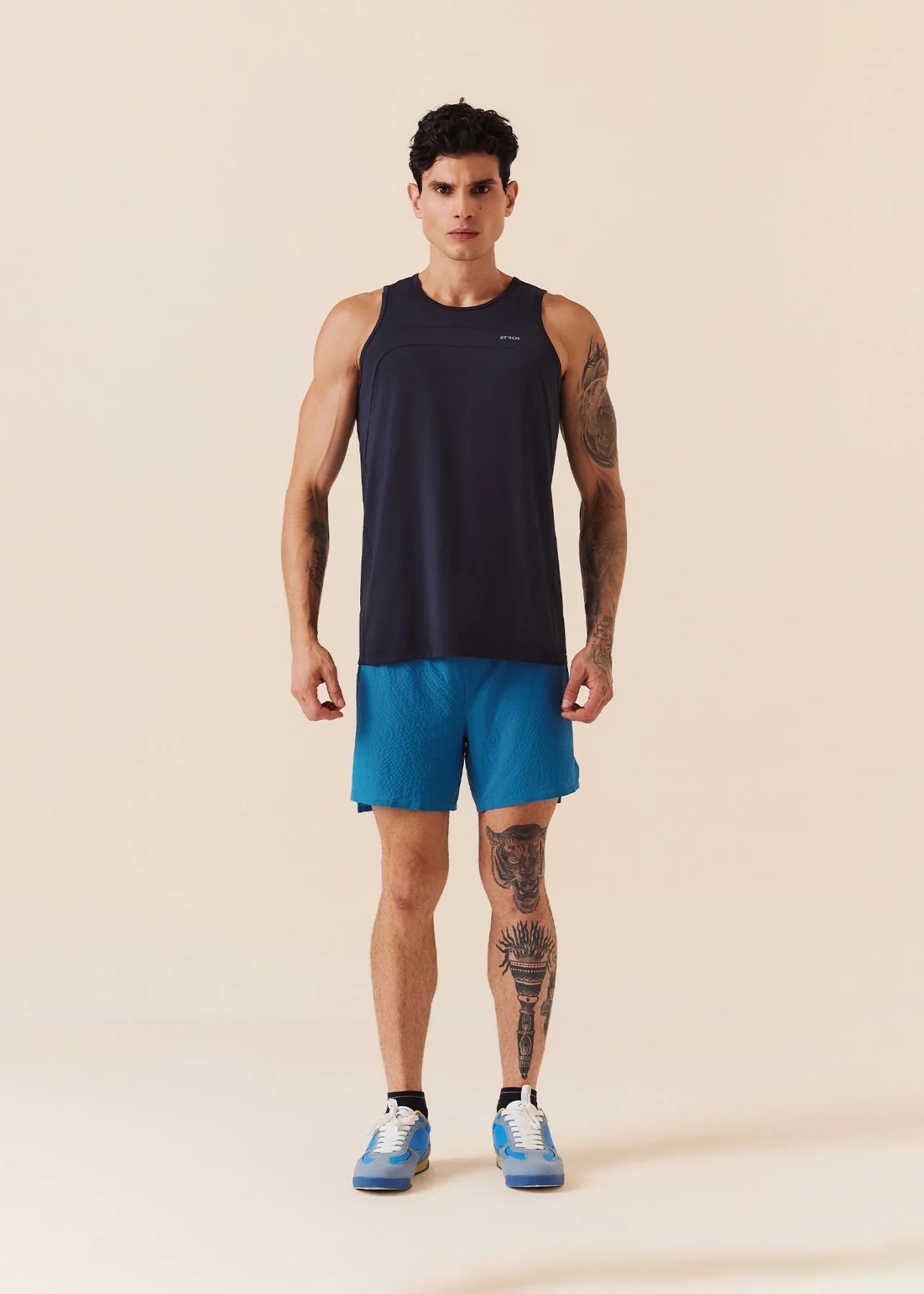 Men Quick Dry Workout Shorts - Marine Teal
