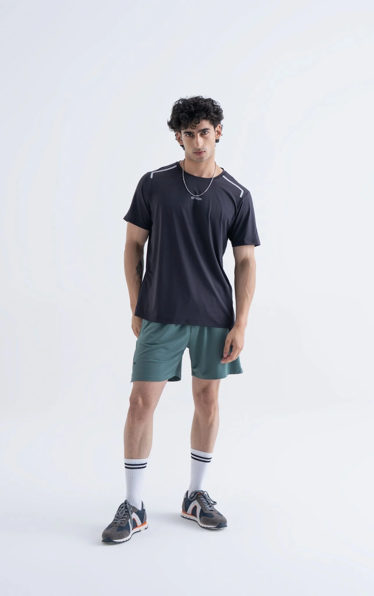 Men Quick Dry Workout Shorts Balsam Green - Image 3