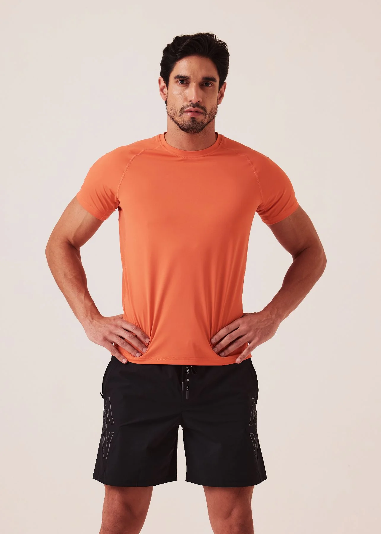 Men Regular Fit Gym Shorts - Black - Image 4