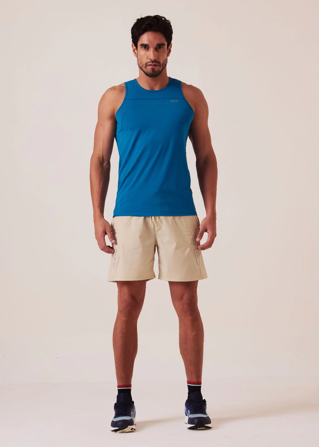 Men Regular Fit Gym Shorts - Fawn - Image 2