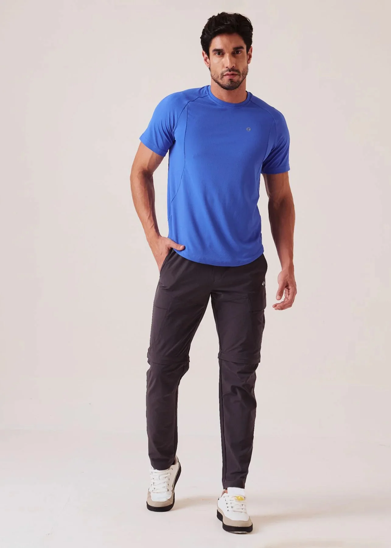 Men Regular Fit Track Pants - Dark Grey - Image 2