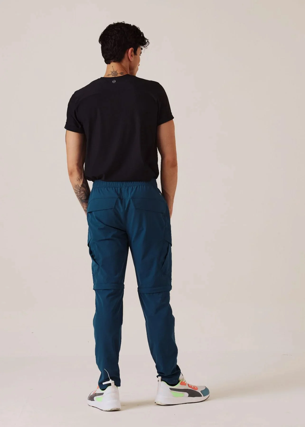 Men Regular Fit Track Pants - Dark Teal - Image 6