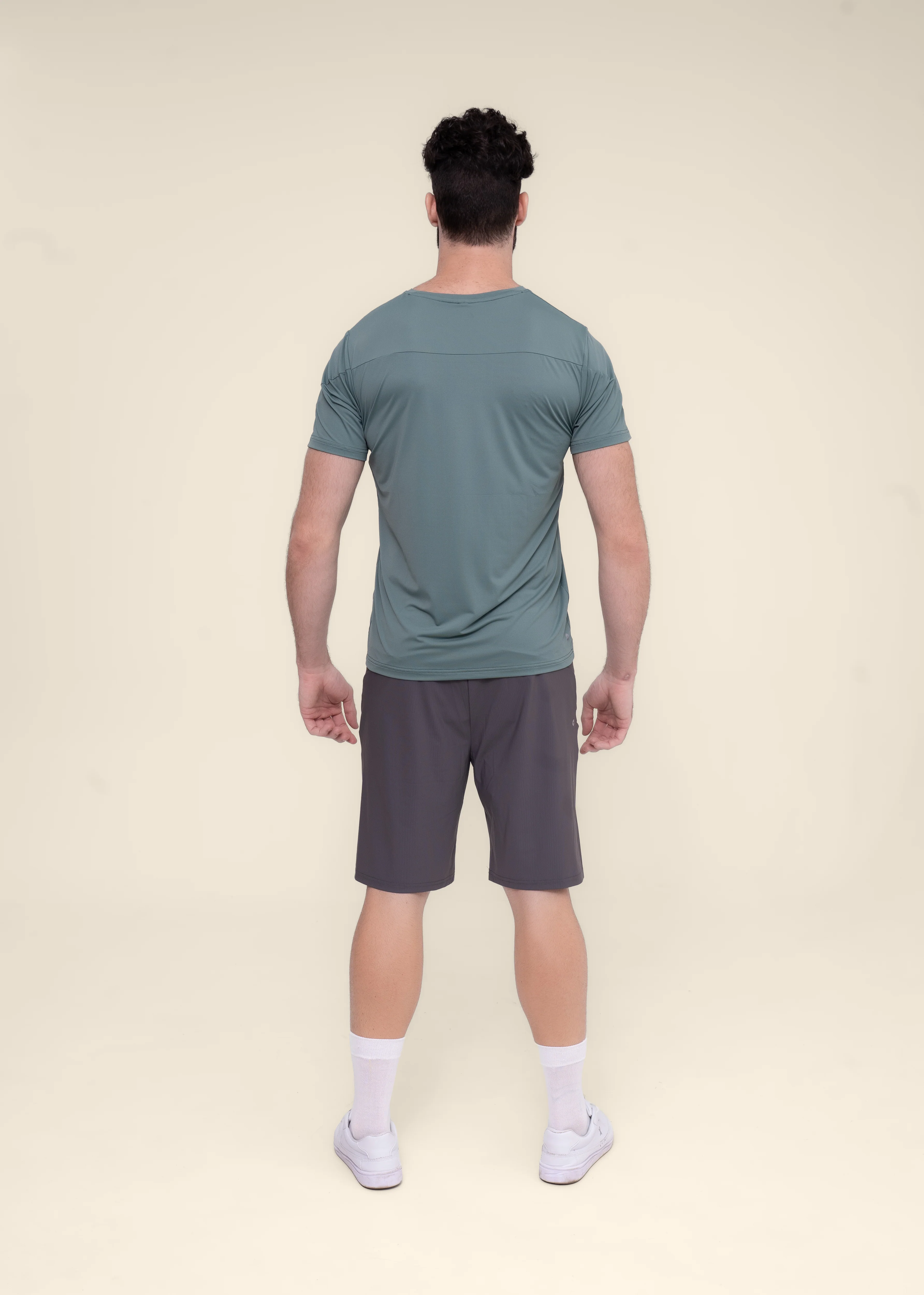 Men Running T Shirt - Hunter Green - Image 5