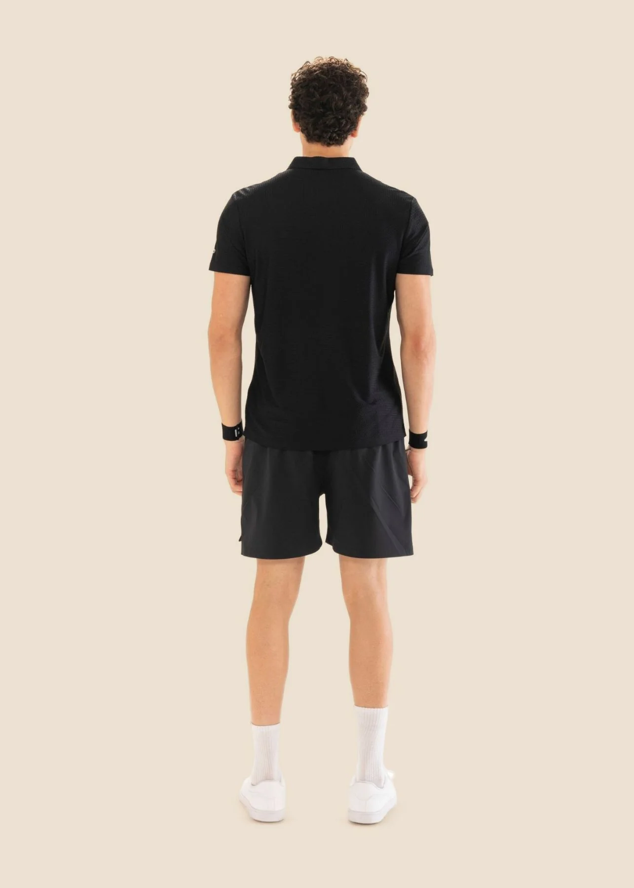 Men Structured Polo - Black - Image 6