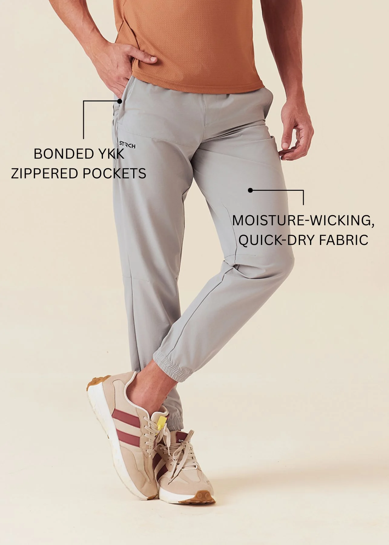 Men Utility Training Joggers - Ultimate Grey - Image 3