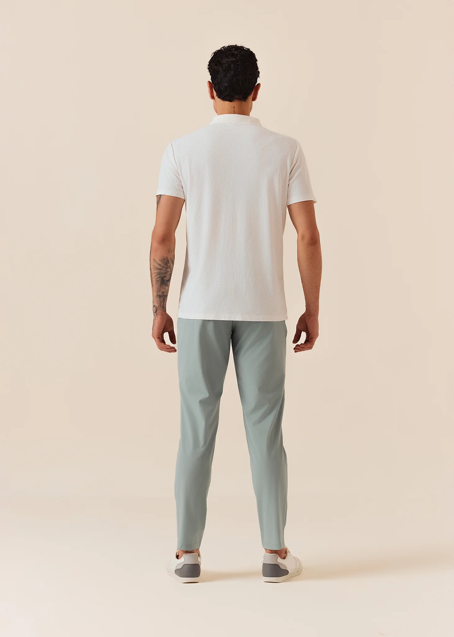 Men Zip Pocket Gym Pants - Sage Green - Image 6