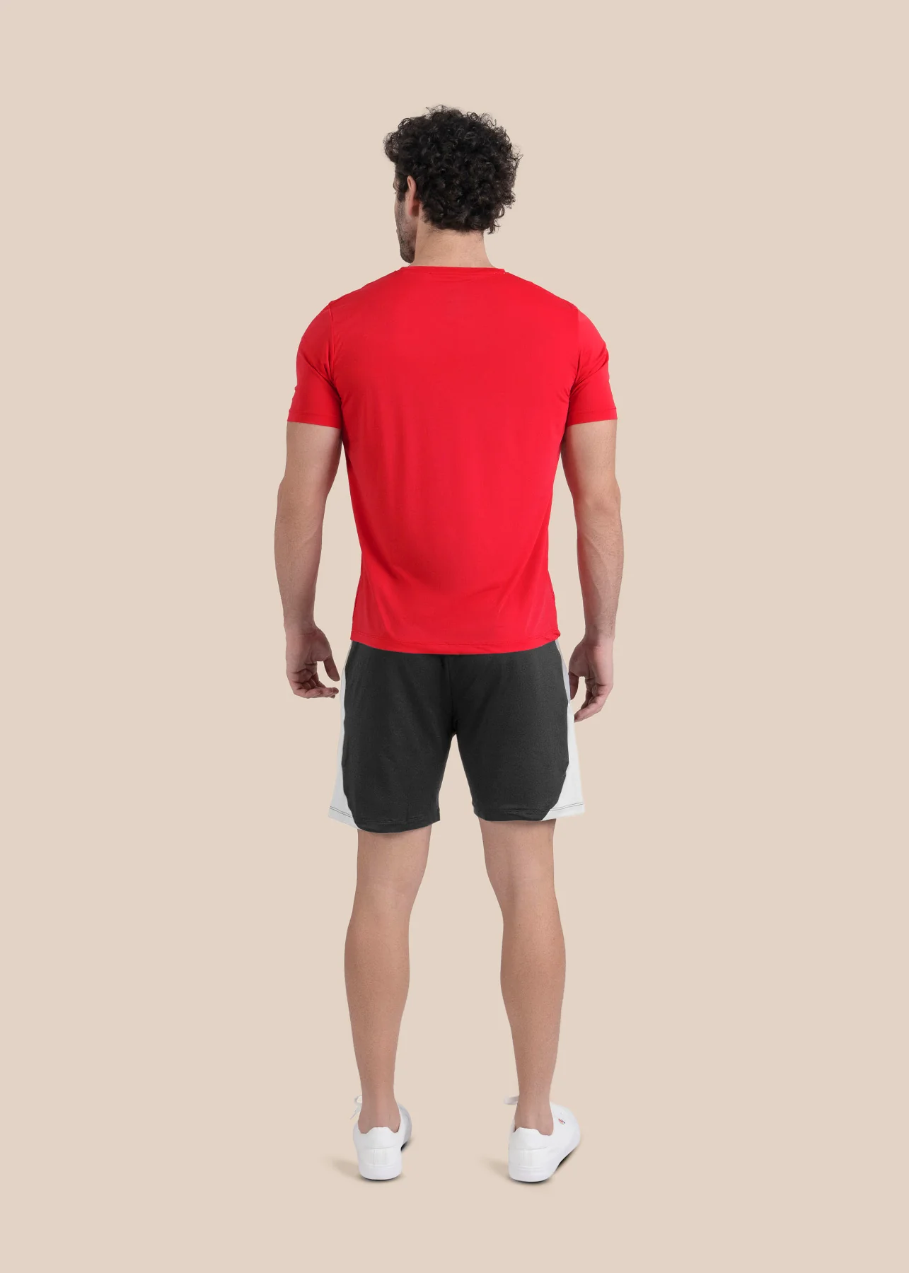 Mens Performance Zip Shorts - Black - Image 5