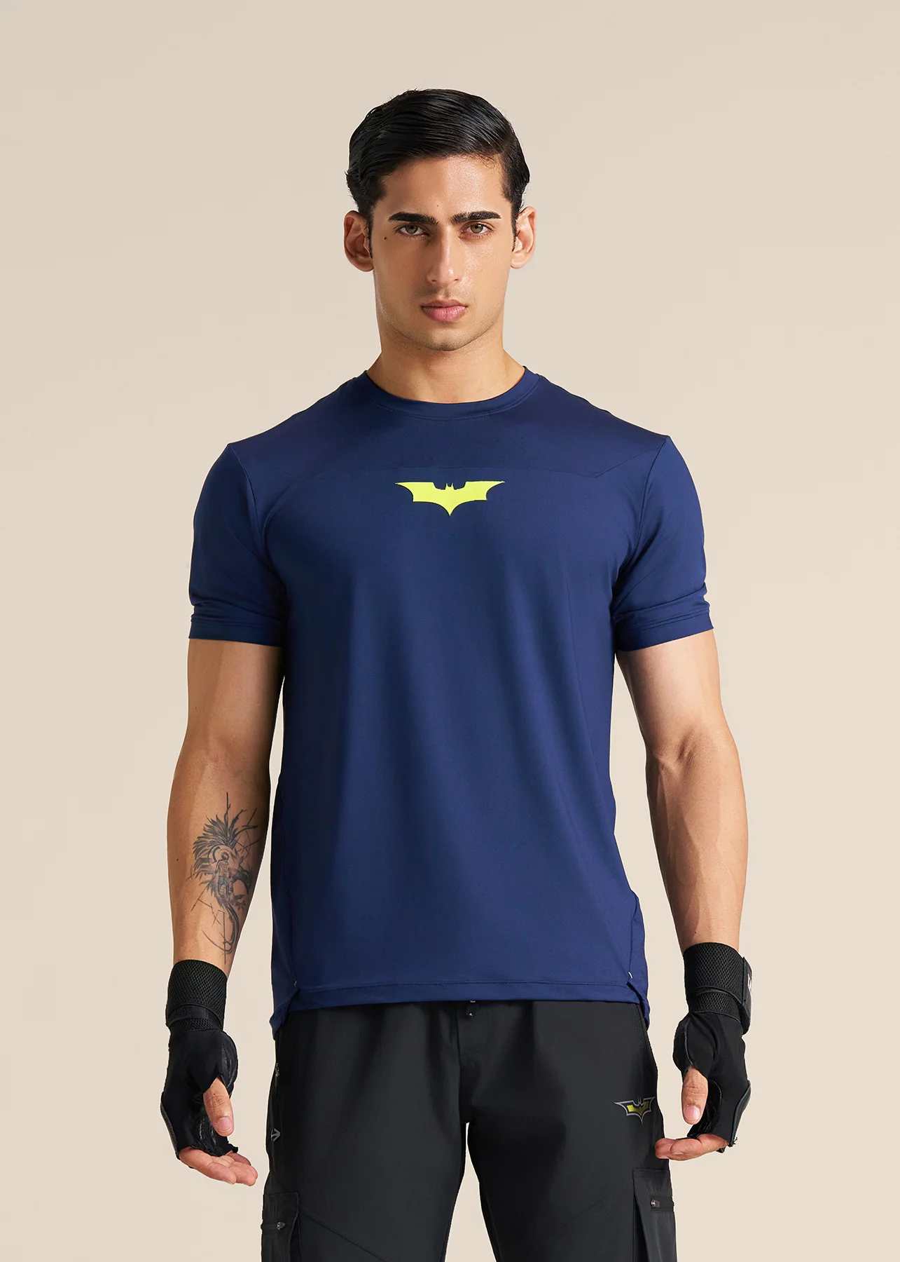 Men Batman Glow in the Dark Training Tee - Navy