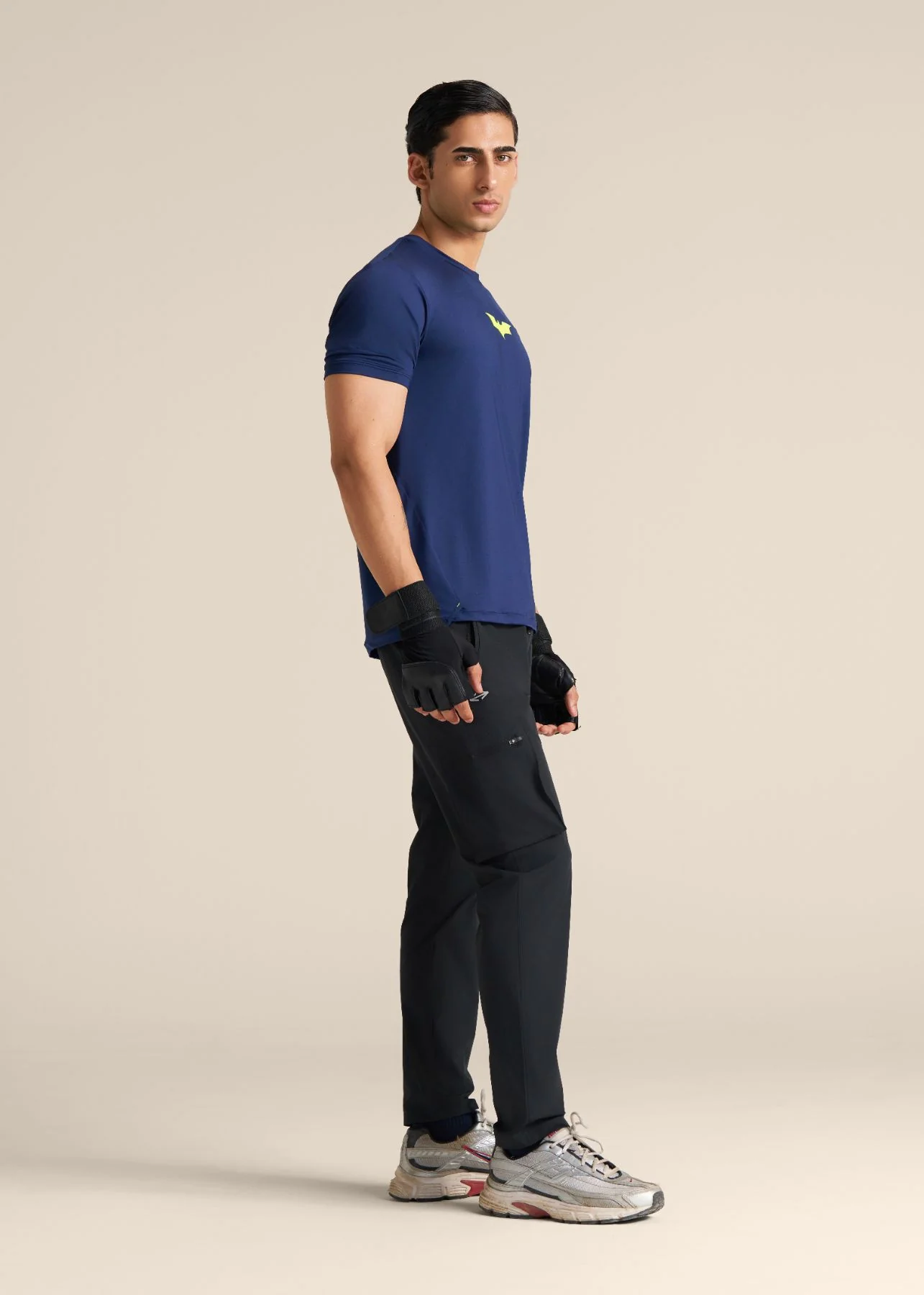 Men Batman Glow in the Dark Training Tee - Navy - Image 4