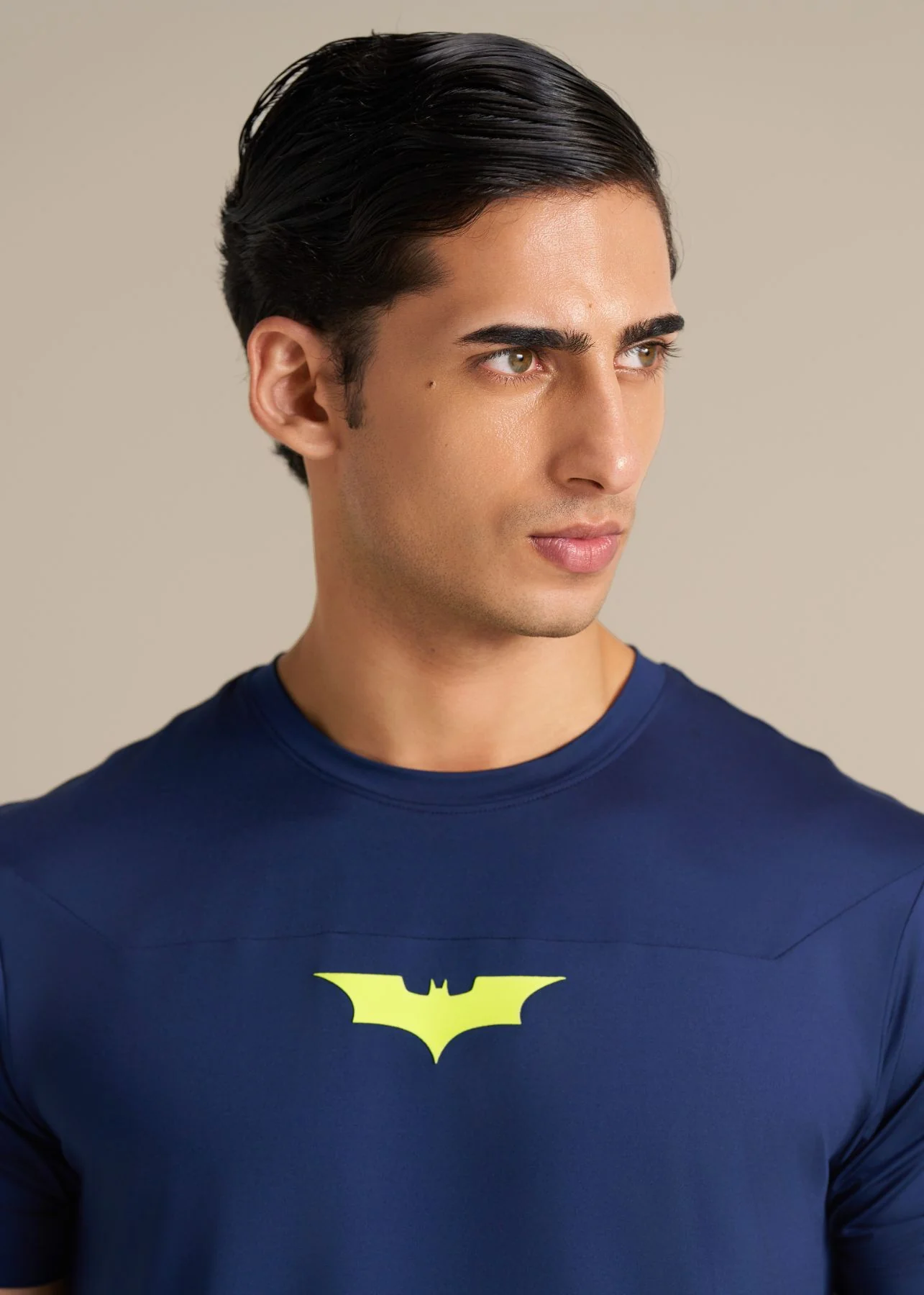 Men Batman Glow in the Dark Training Tee - Navy - Image 7