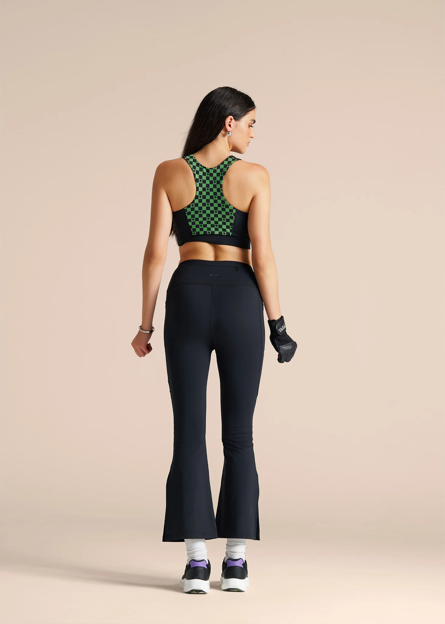 Power Puff Play Core Sports Bra - Black - Image 6