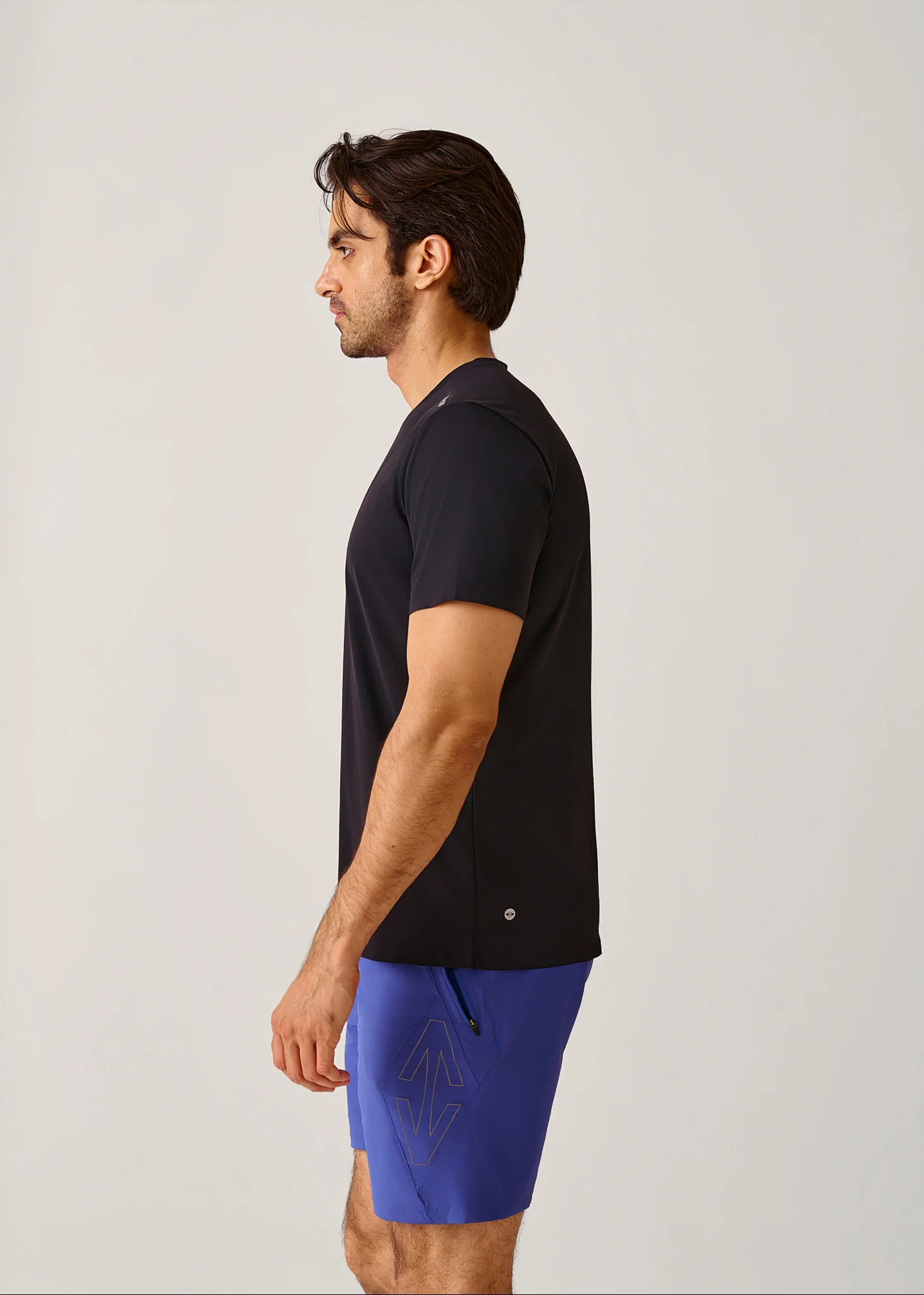STRCHFLEX Active Core Tee Shirt - Jet Black - Image 4