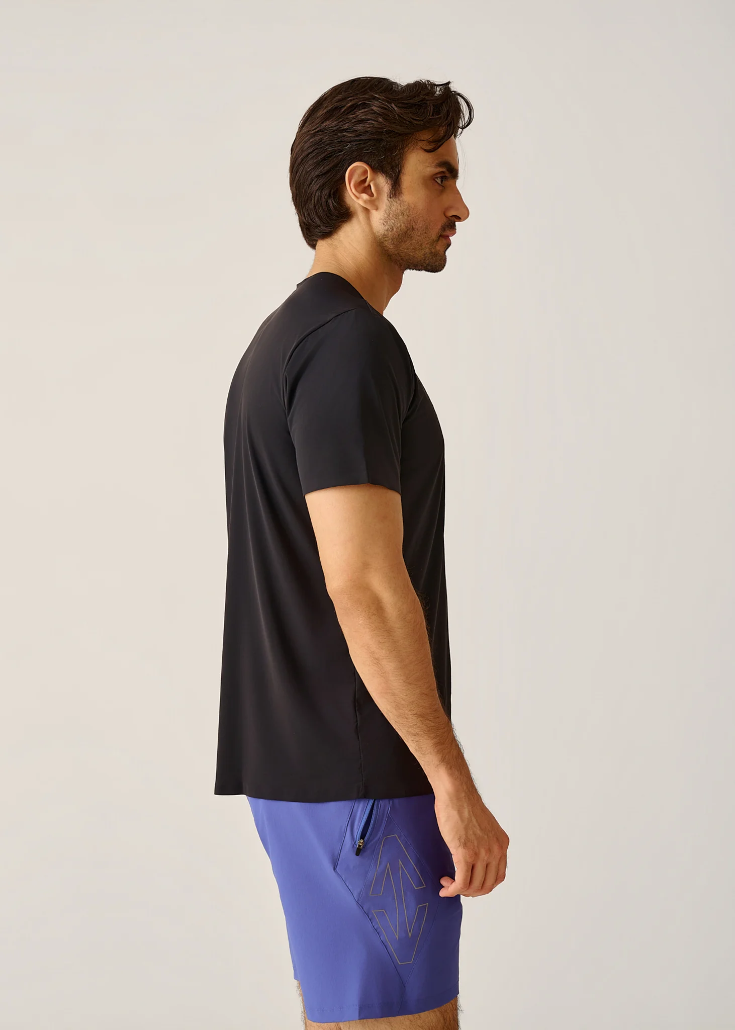 STRCHFLEX Active Core Tee Shirt - Jet Black - Image 5