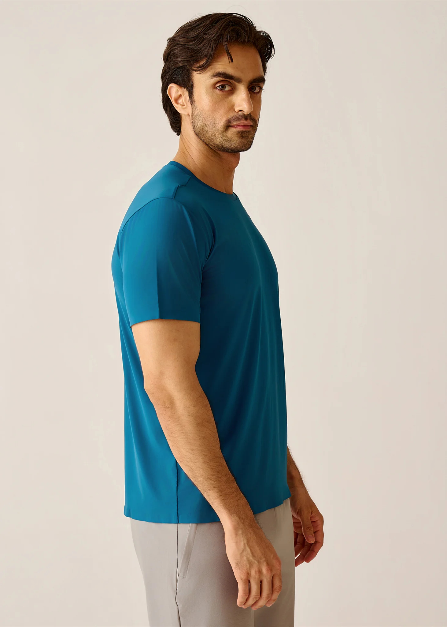 STRCHFLEX Active Core Tee Shirt - Teal Blue - Image 5