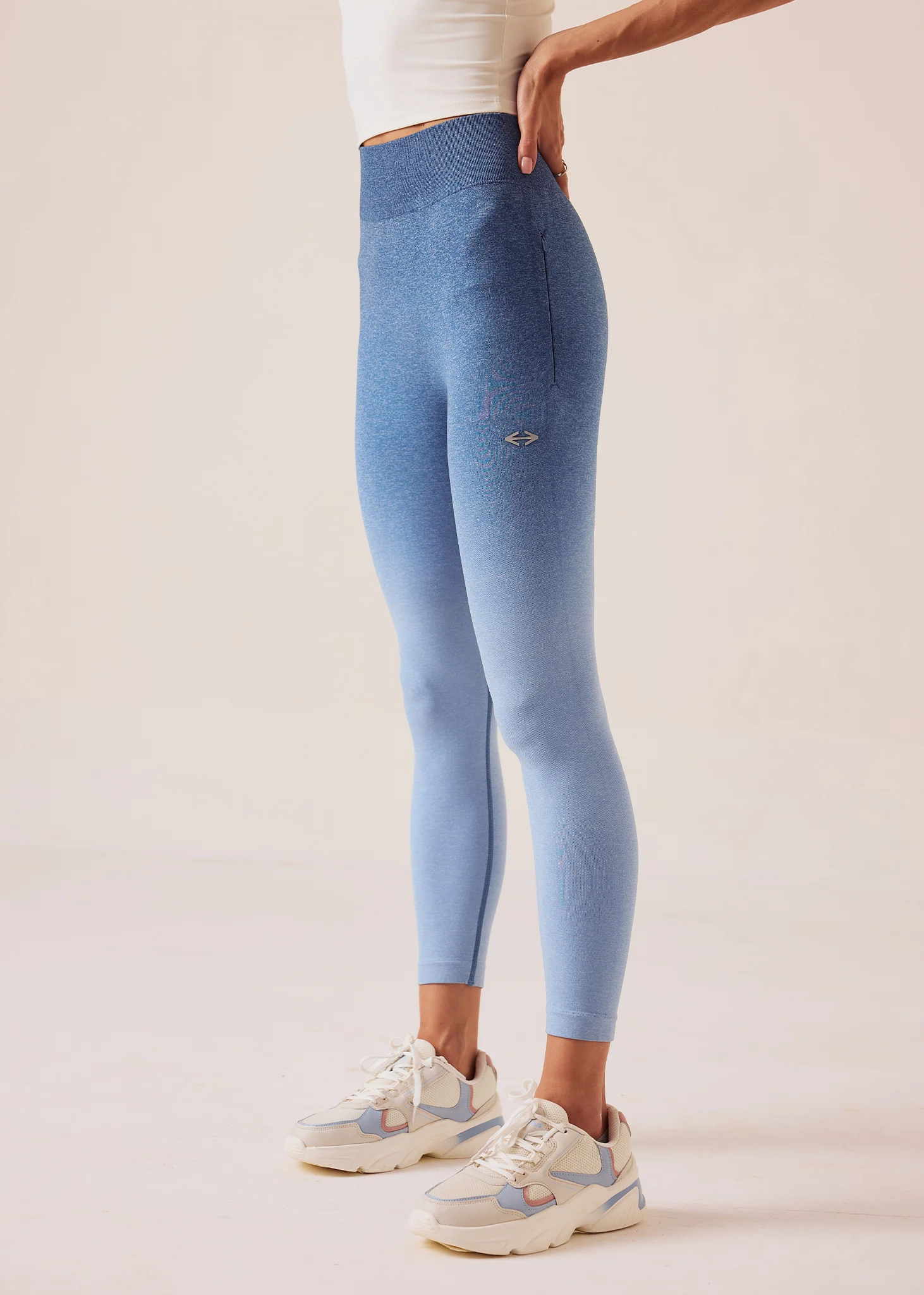 STRCHFlex High Performance Ombre Leggings - Cornet Blue