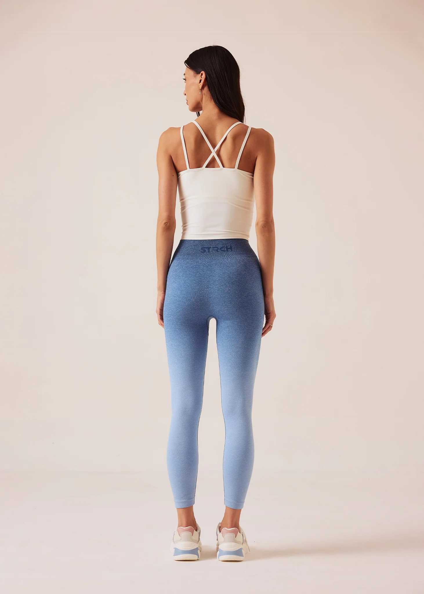 STRCHFlex High Performance Ombre Leggings - Cornet Blue - Image 7