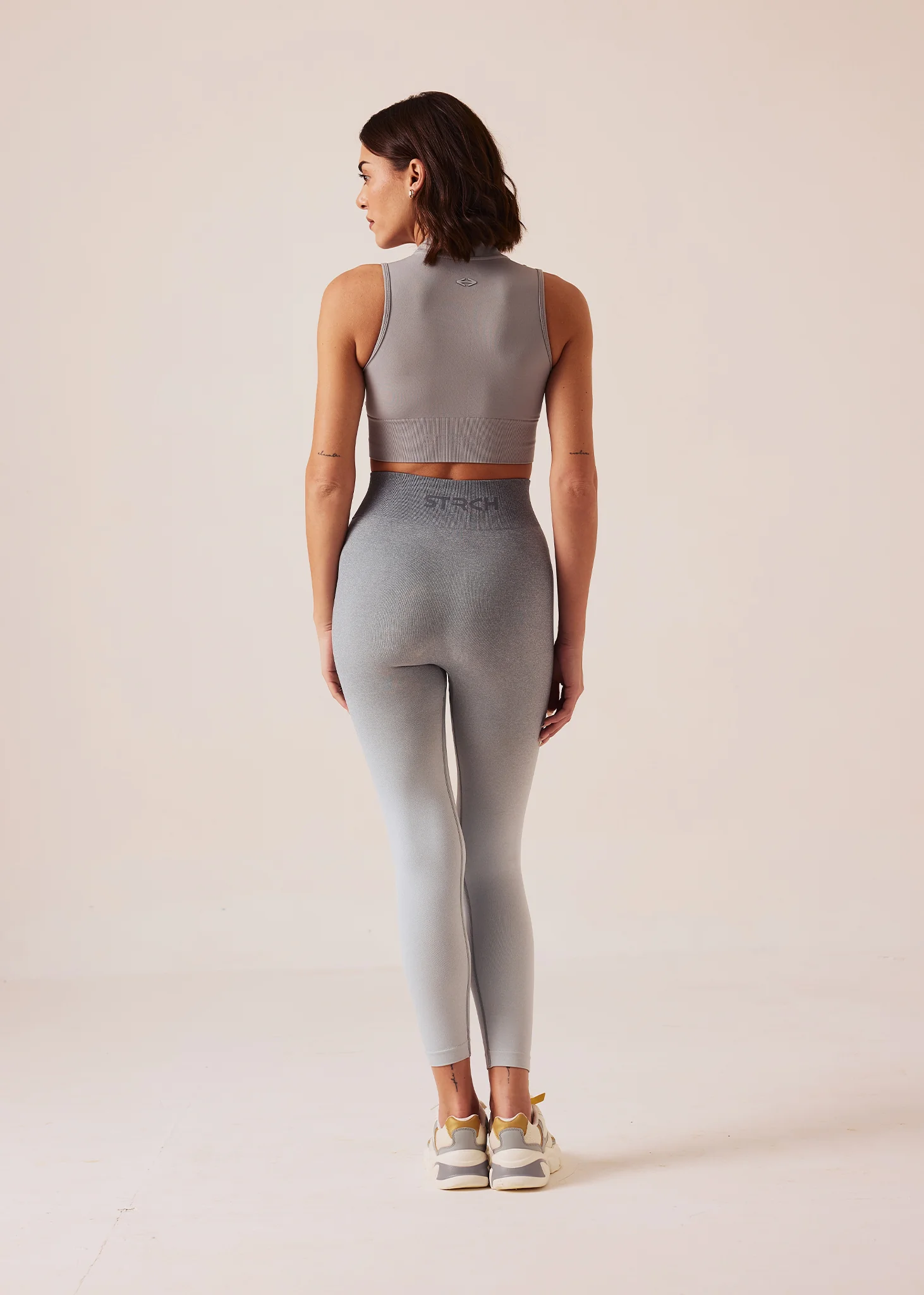 Women High performance Ombre Leggings - Ultimate Grey - Image 6