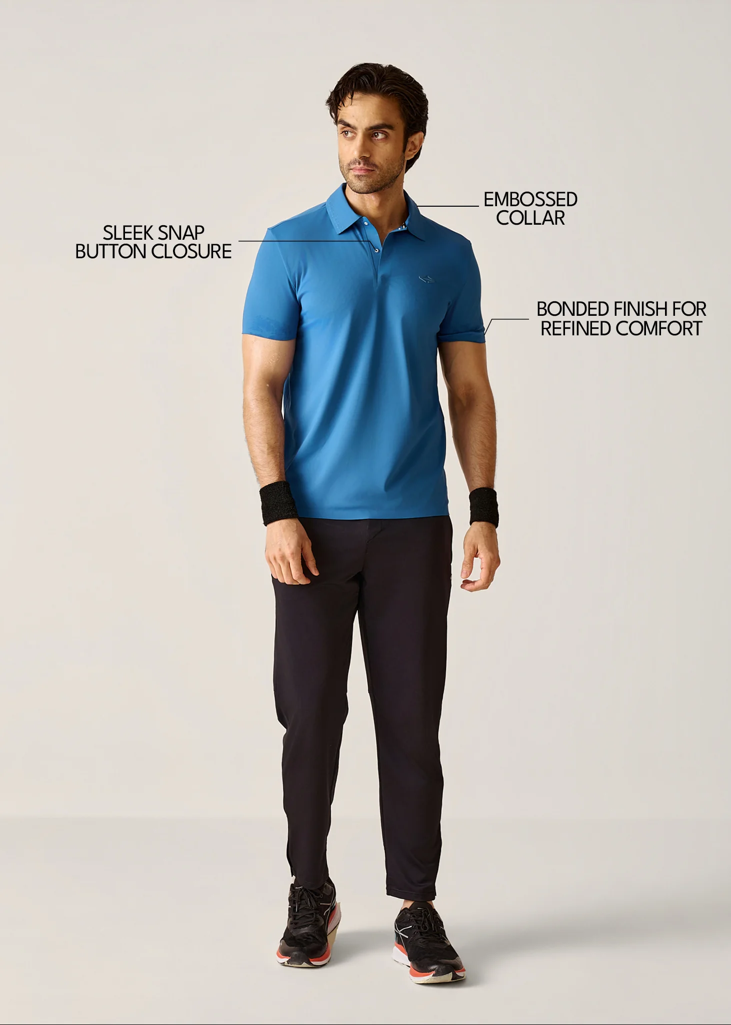 Ultimate Active Polo - Blue Ashes - Image 3