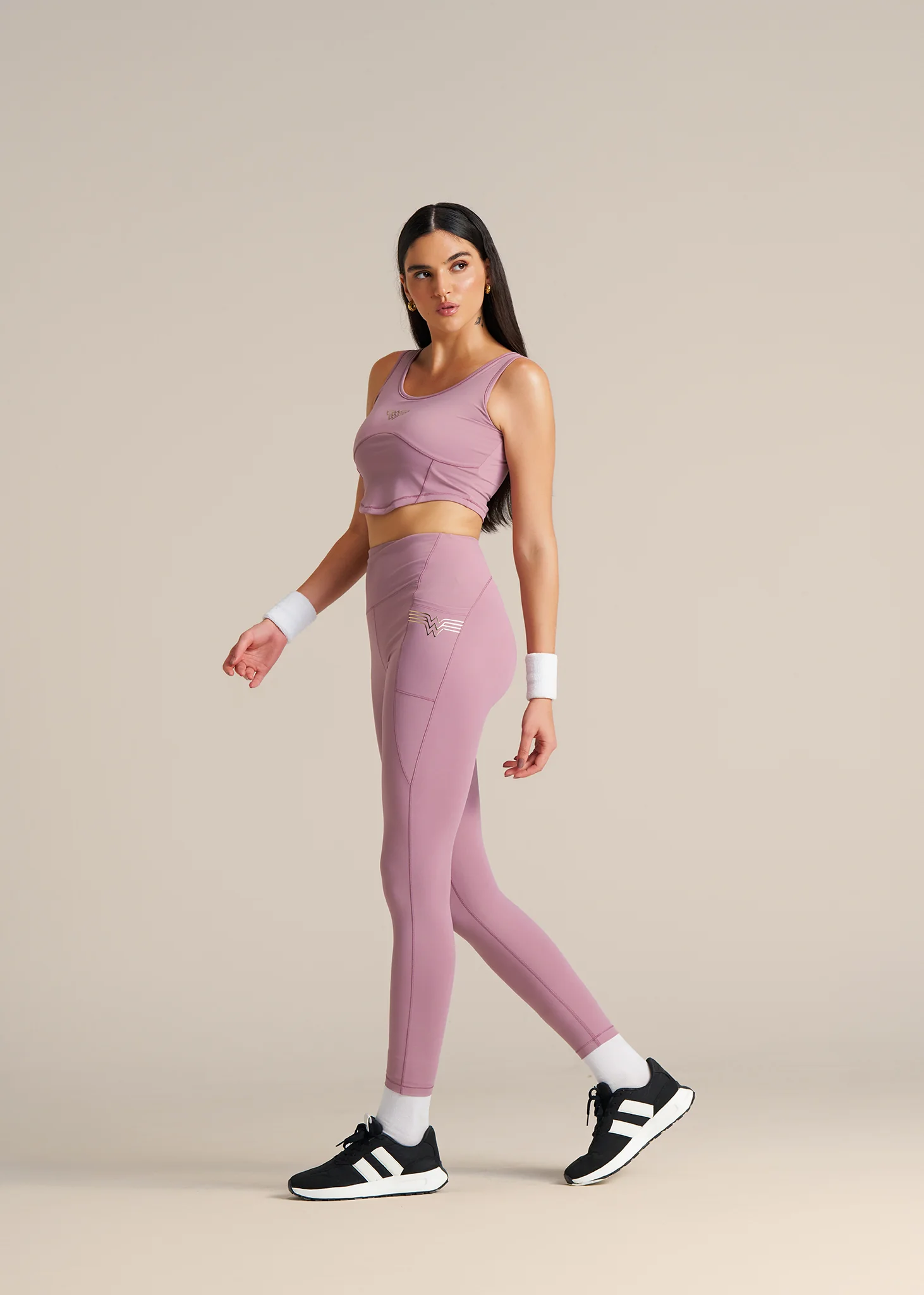 Ultra-High Waist Workout Legging - Dusky Orchid - Image 4