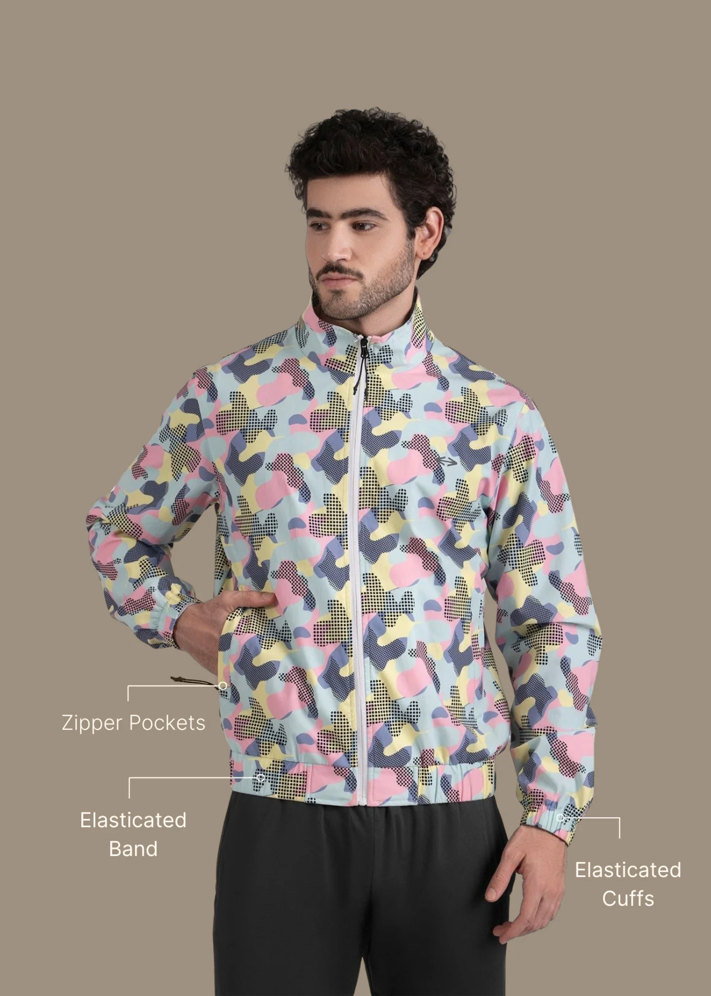 Unisex Lightweight Active Jacket - Multicolor - Image 3