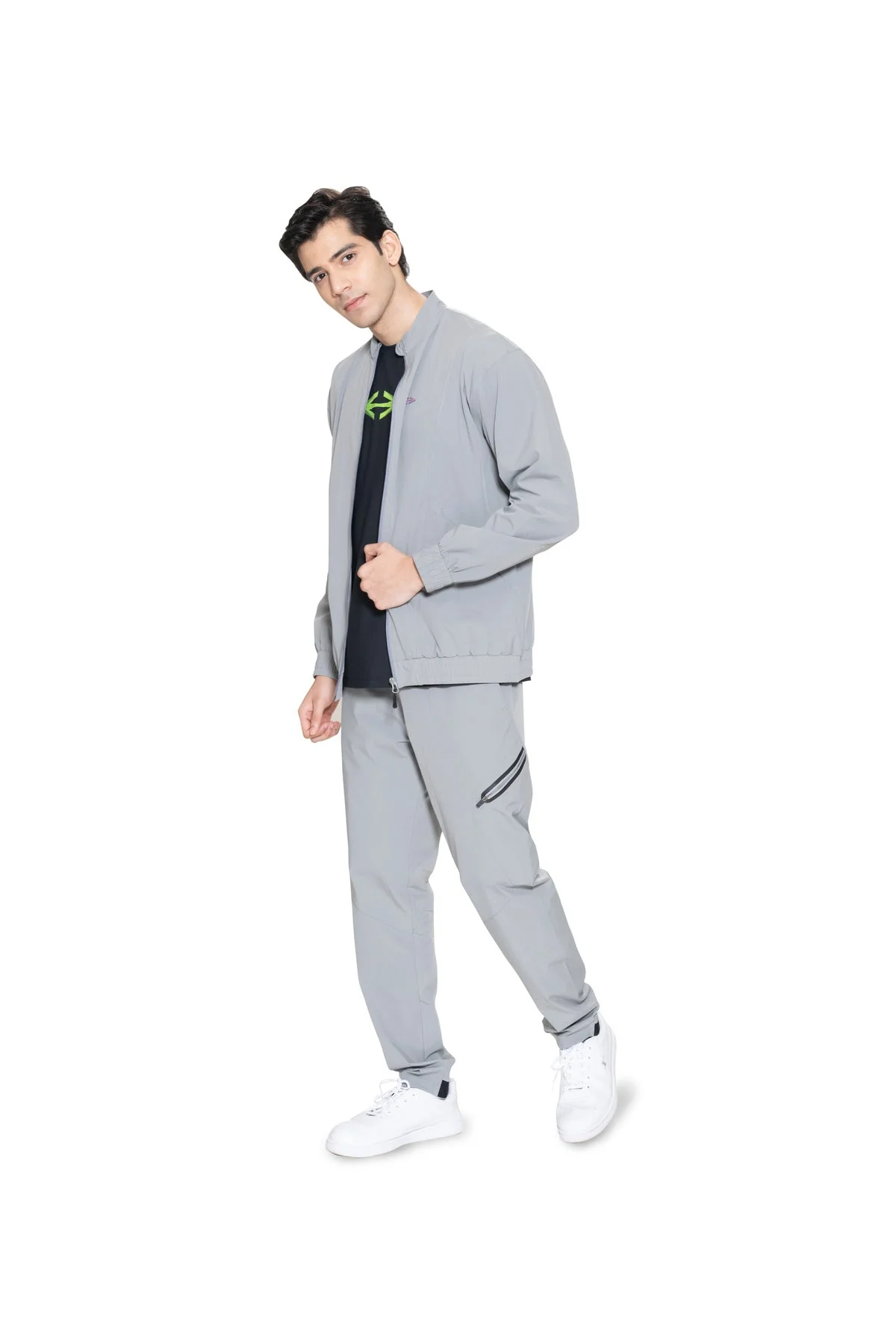 Unisex Lightweight Jacket - Grey - Image 3