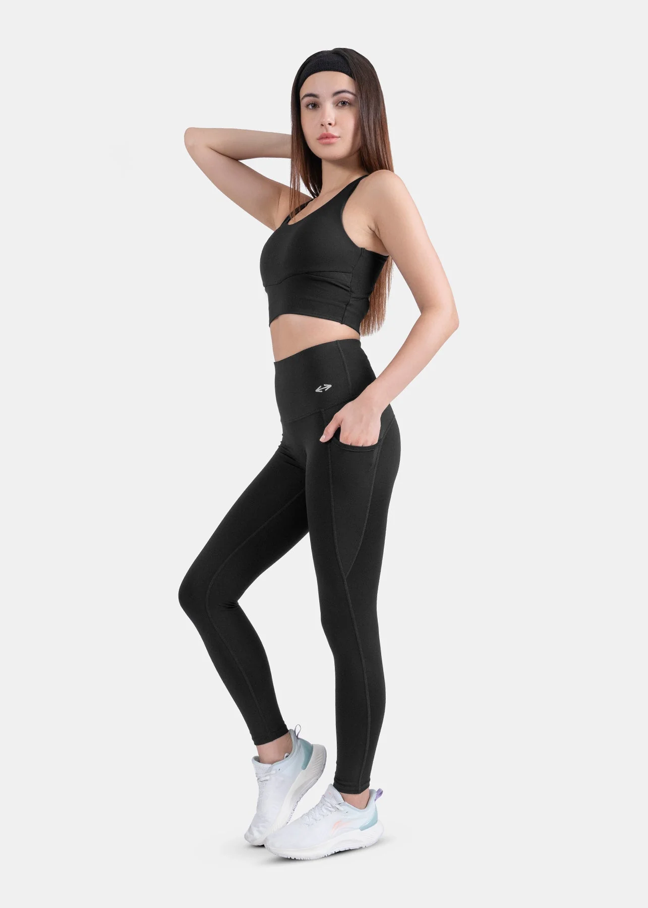 StrchFlex Everyday workout leggings - Black - Image 3