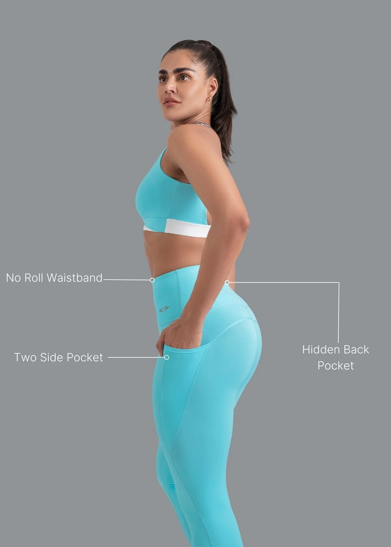 StrchFlex Everyday workout leggings - Black - Image 6