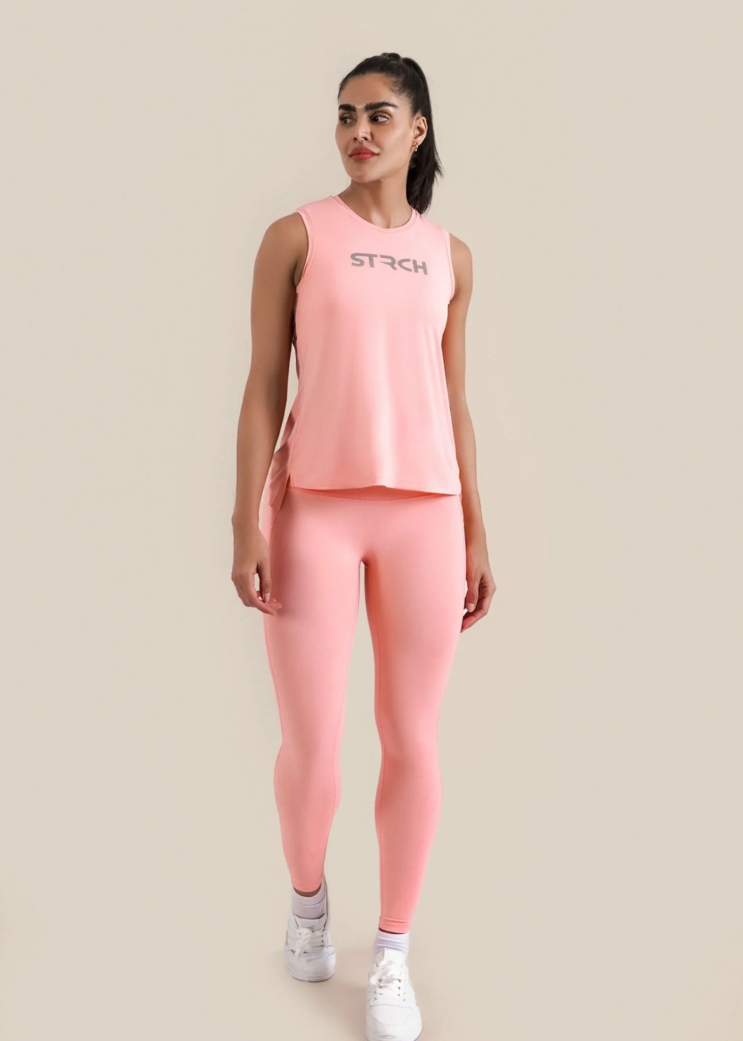 StrchFlex Everyday workout leggings - Peach - Image 2