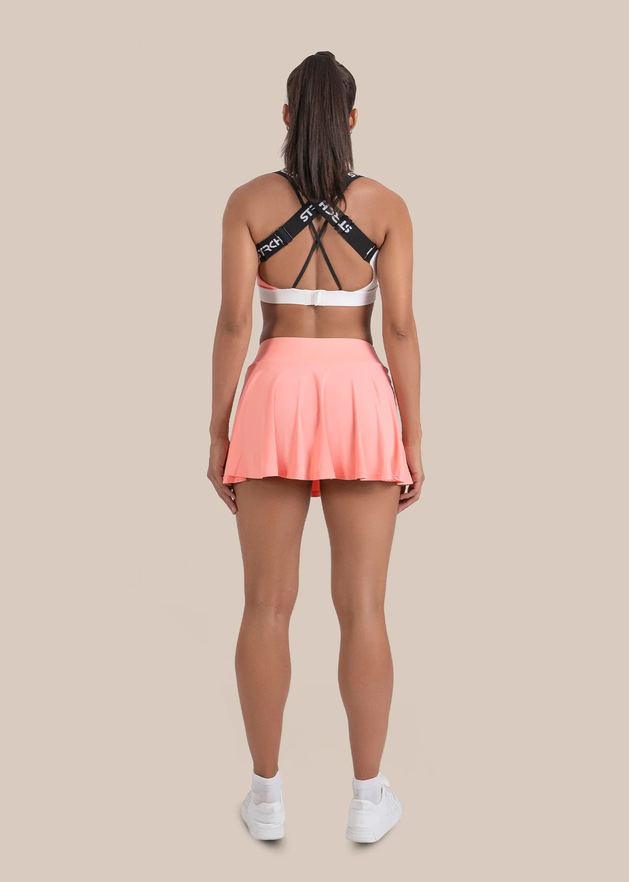 StrchFlex Medium support sports bra - Peach - Image 6