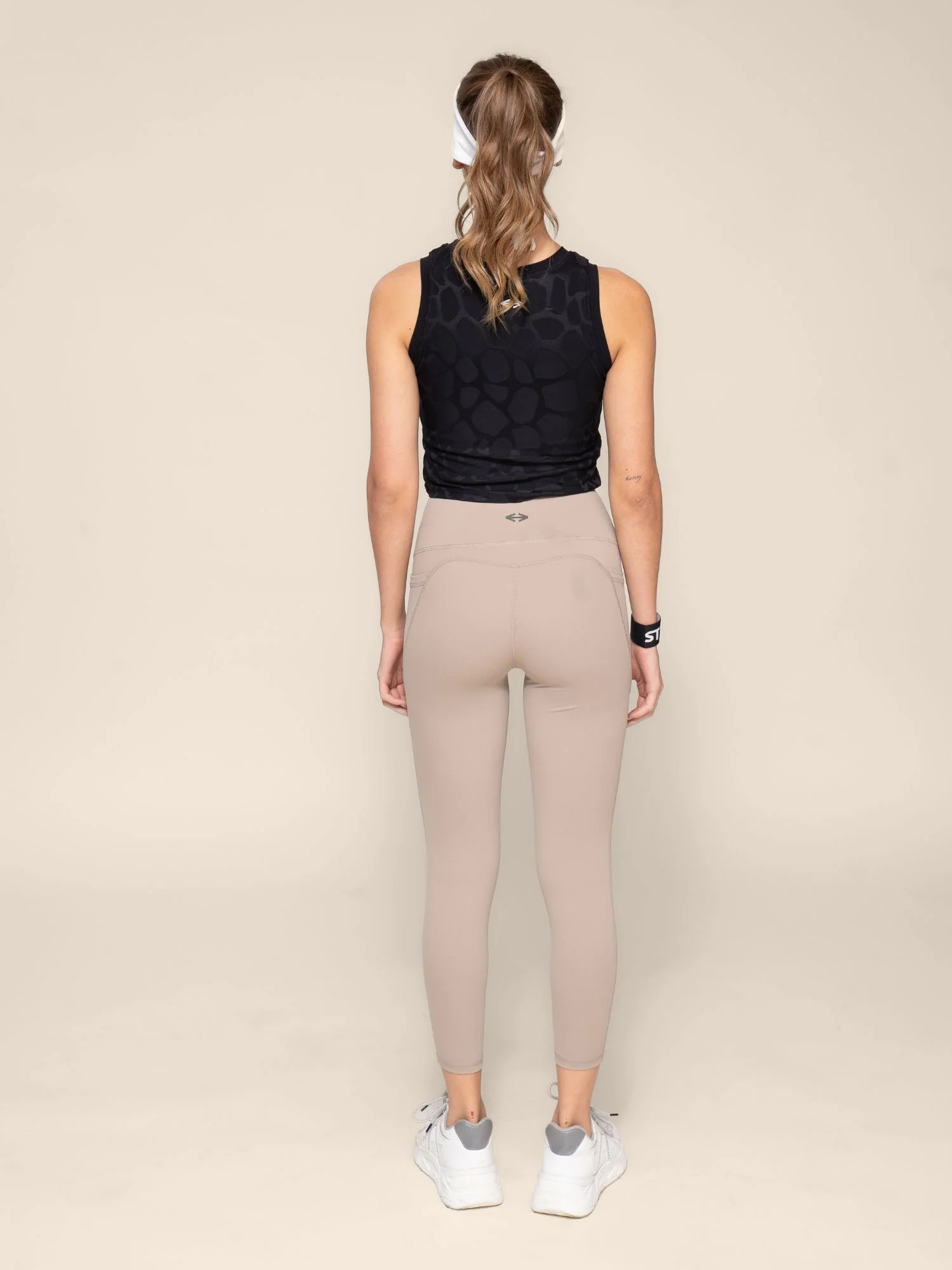 StrchFlex Ankle length leggings - Beige - Image 8
