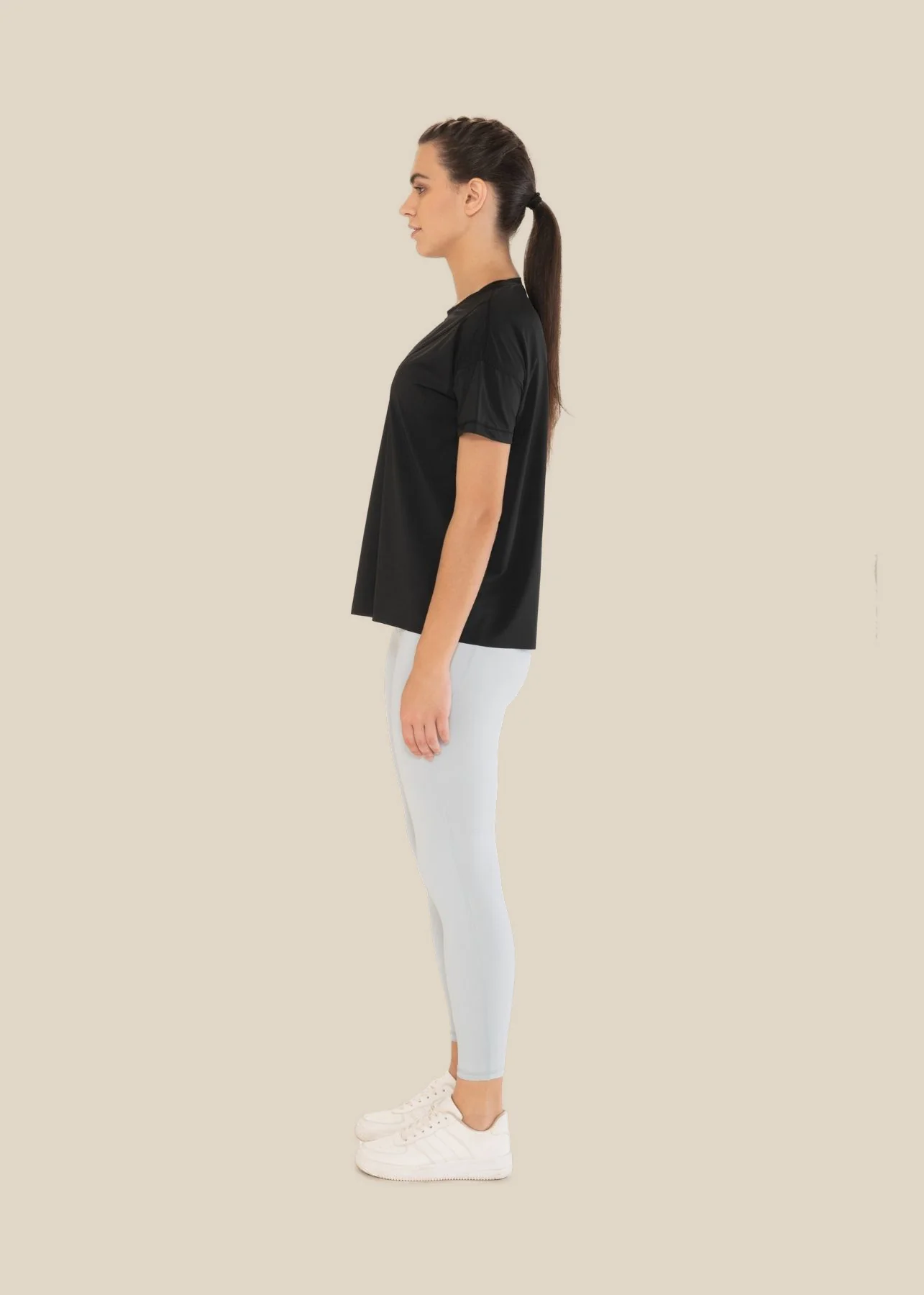 StrchFlow Performance Tee - Black - Image 4