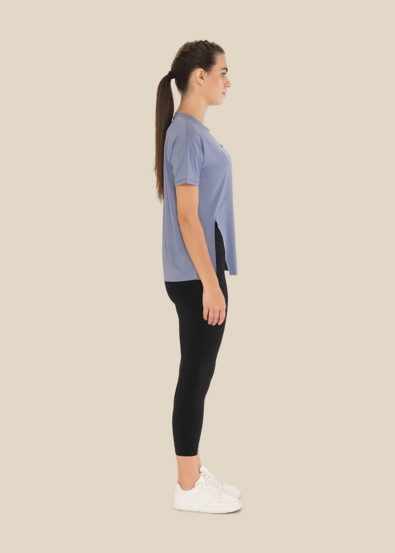 StrchFlow Performance Tee - Deep Periwinkle - Image 5